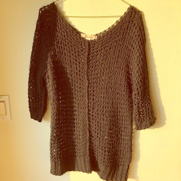 Black Knit Summer Sweater - Picture 6 of 9